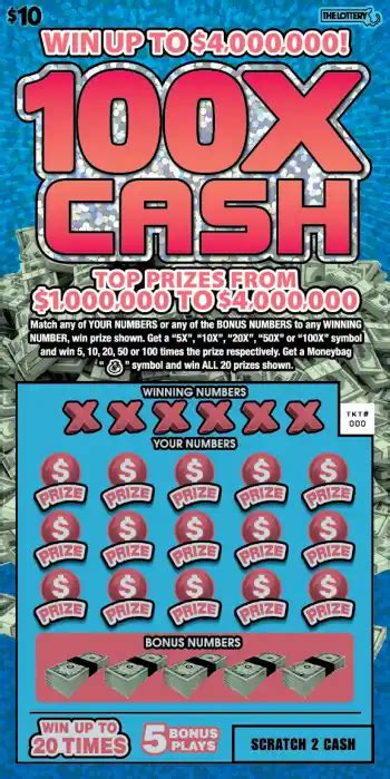 100x cash scratch off|Massachusetts Scratch Off .